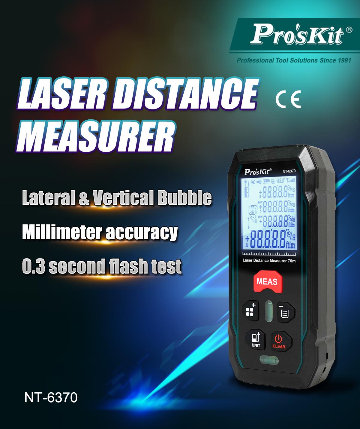 Buy NT 6370 Laser Distance Measurer POPULAR ELECTRONICS Distributor of WAHL ProsKit Rigol in UAE