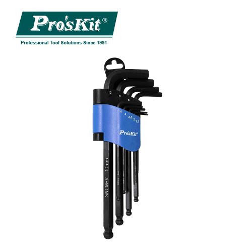 9Pcs Ball-Point Hex Key Set(1.5,2,2.5,3,4,5,6,8,10mm)